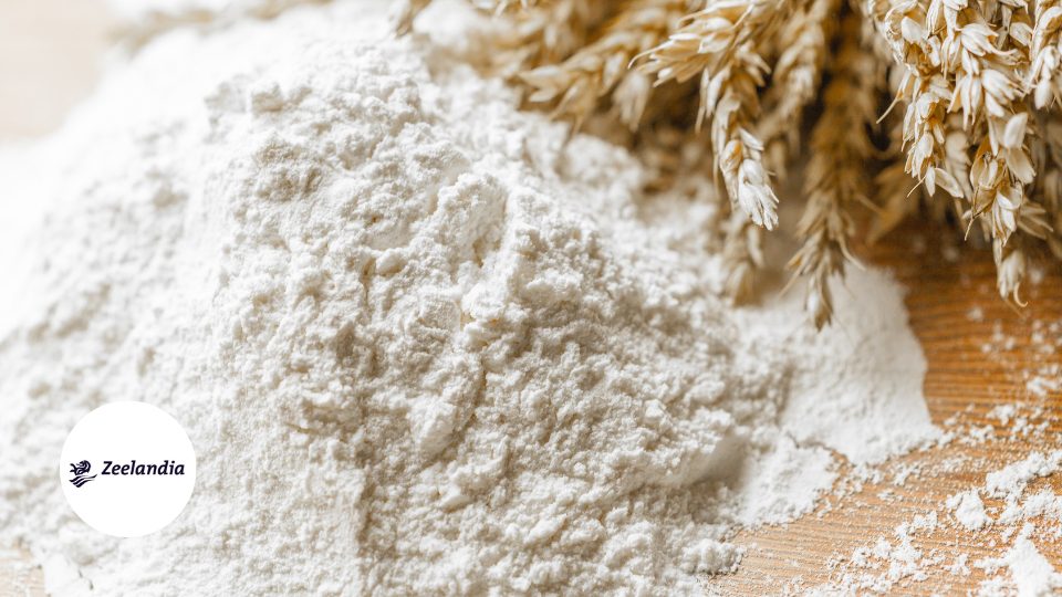 Sieving bakery ingredients at Zeelandia