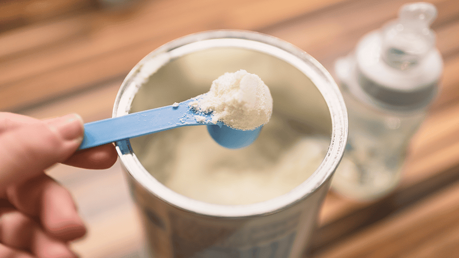 screening milk powder