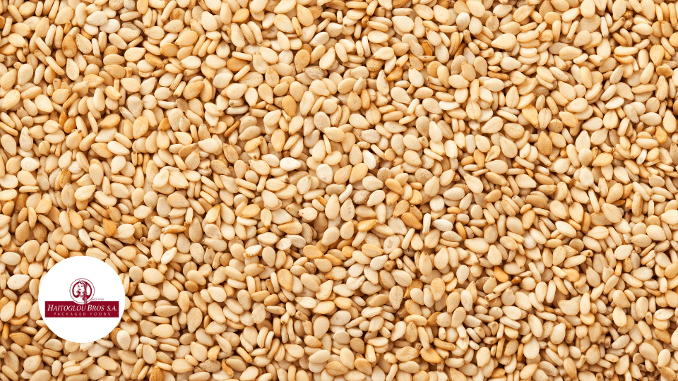 Separating sesame seeds