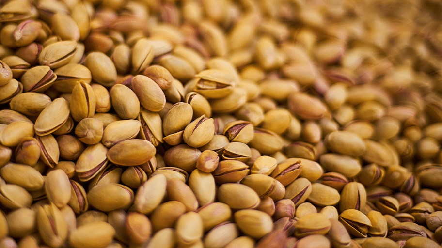 Screening pistachio and rapeseed powder