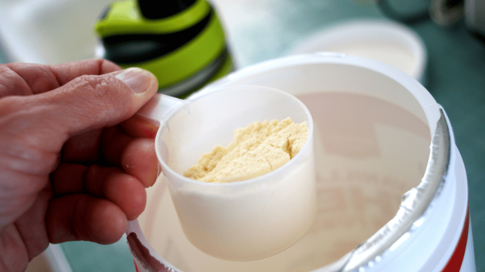 Check screening of protein powder