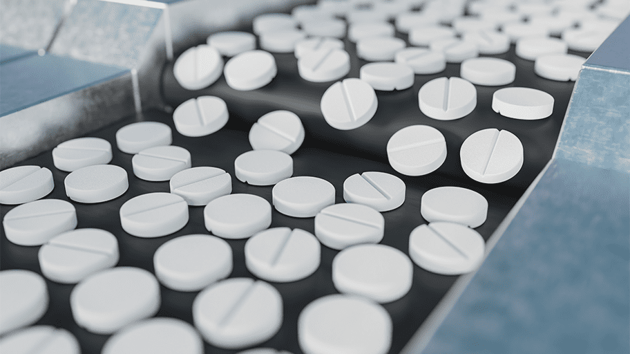 Industrial grading of tablets