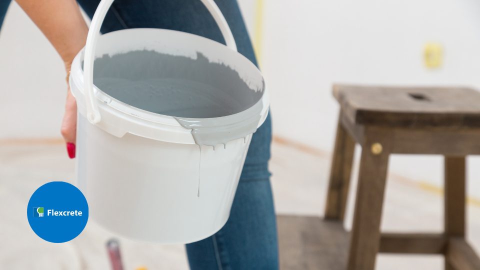 Filtering liquid emulsion at Flexcrete