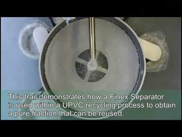 grading recycled upvc