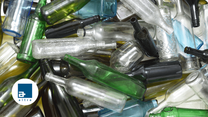 Sieving recycled glass