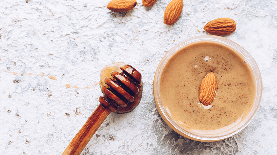 sieving almond nut paste