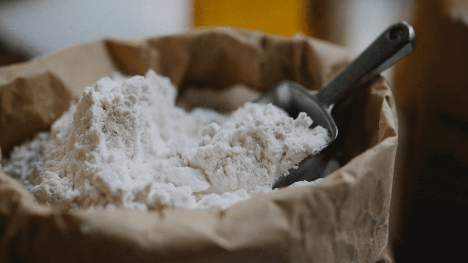 Safety screening mixed flour