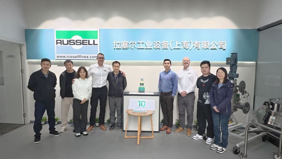 Russell Finex China celebrate 10 years.