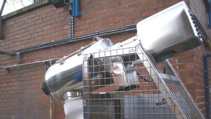 Our Russell Liquid Solid Separator™ recovering fine cellulose fiber from a paper mill's white-water stream.