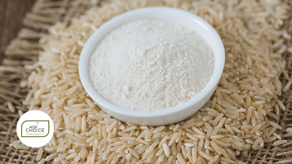 Industrial screening solution for rice flour