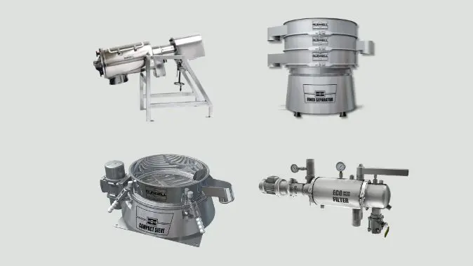 Equipamento de separação em aço inoxidável de precisão usado para recuperação de rendimento na fabricação